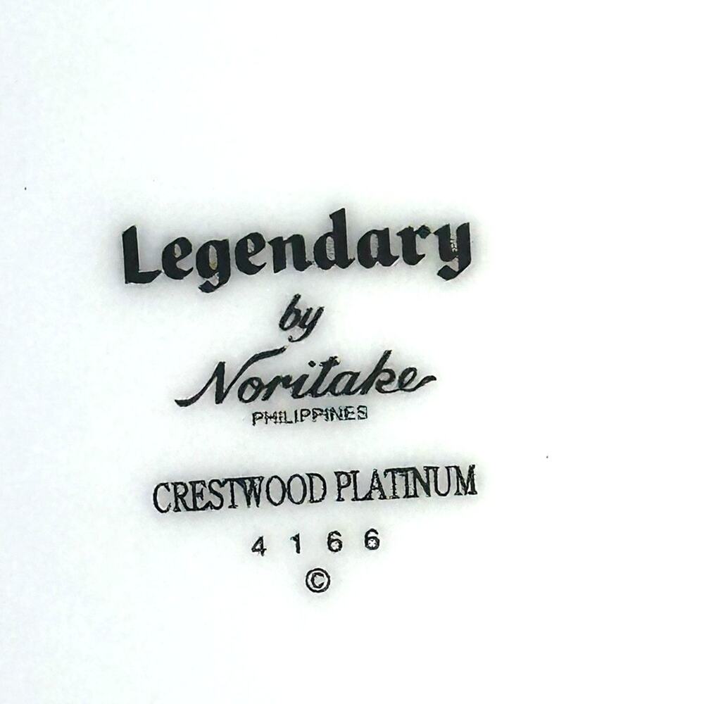 Noritake Legendary Crestwood Platinum 4166 Fine China 5-Piece Place Setting - Picture 10 of 10